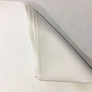 Hvid silke Charmeuse for maleri