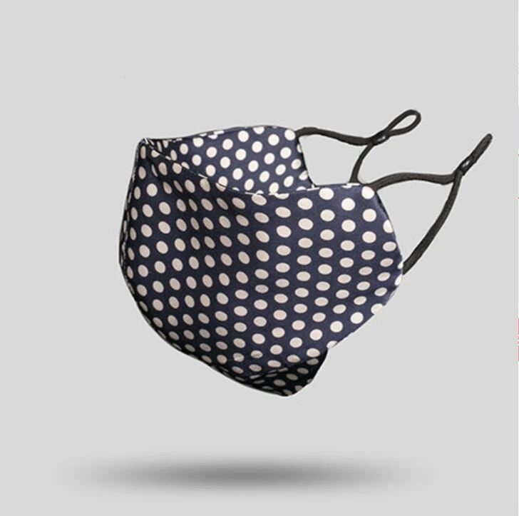 Trykt silke satin ansigtsmasker